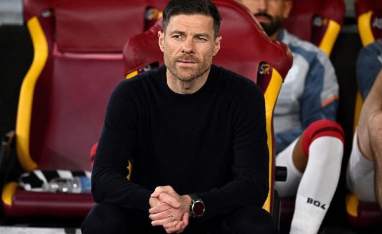 football Europa League match Semifinal - AS Roma vs Bayer 04 Leverkusen