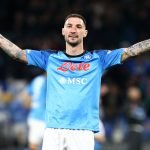 Ssc Napoli - Atalanta Bc Matteo Politano of Ssc Napoli celebrates during the Serie A match beetween Ssc Napoli and Atala